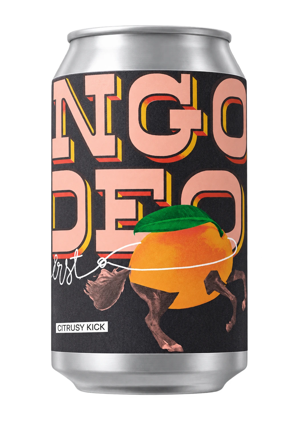 Mango Rodeo can with Oak Cliff Brewing label artwork
